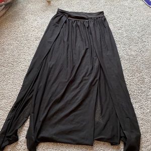 Black swim  cover up